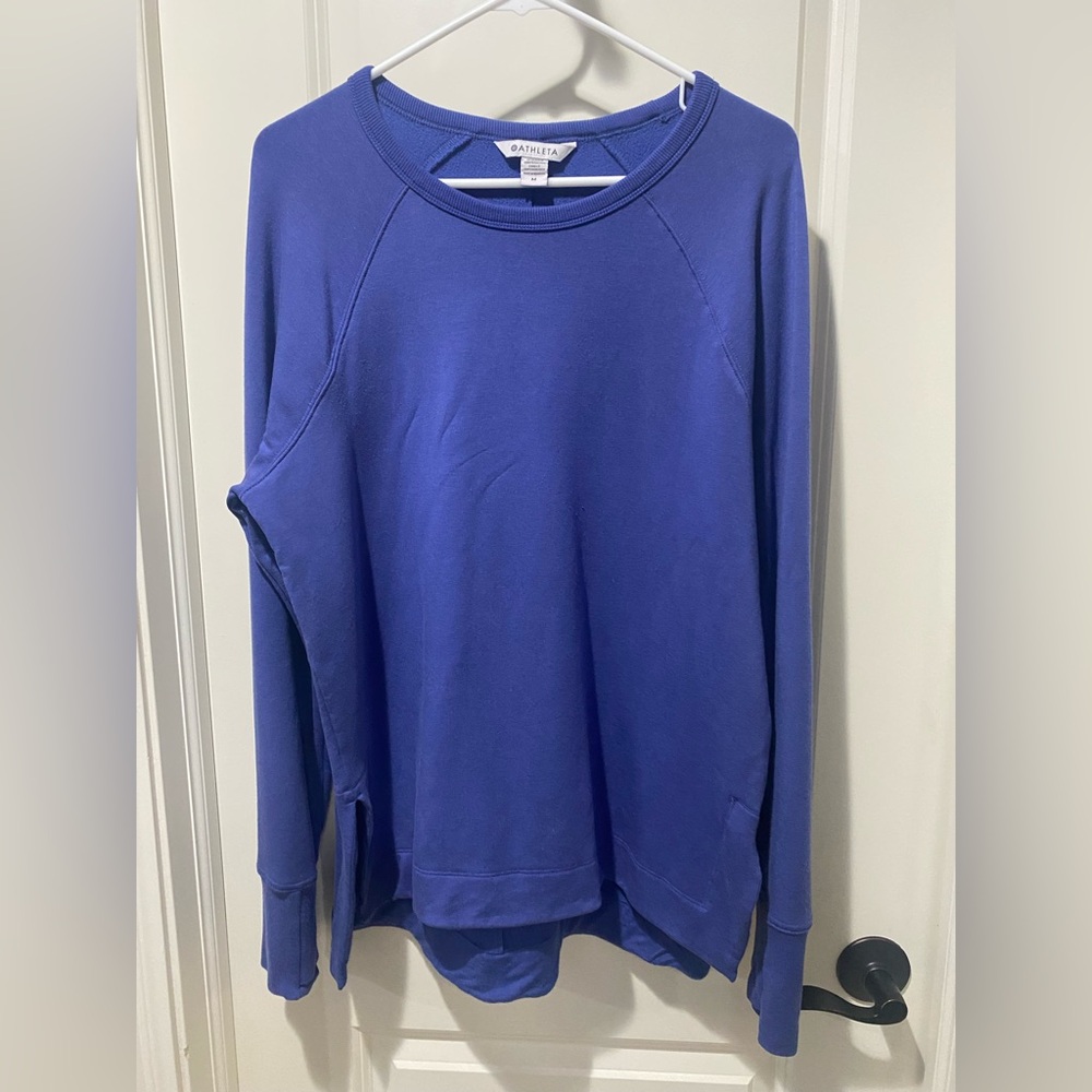 Athleta Coaster Luxe Dusk (blue purple) Long Sleeve Sweatshirt
